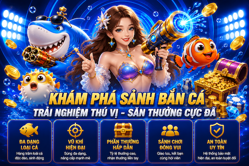 Bắn cá 8XBET với giao diện đại dương sinh động, thao tác dễ làm quen cho người mới
