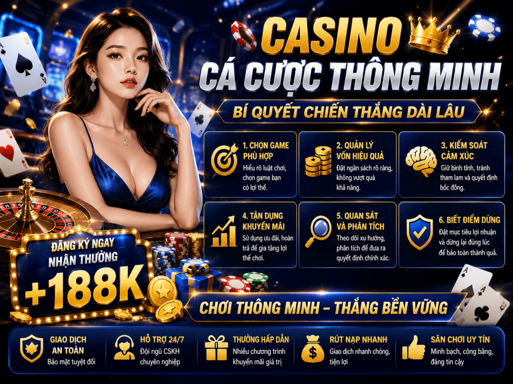 Cá cược kỹ thuật 8XBET với tư duy phân tích kèo, quản lý vốn và kiểm soát quyết định