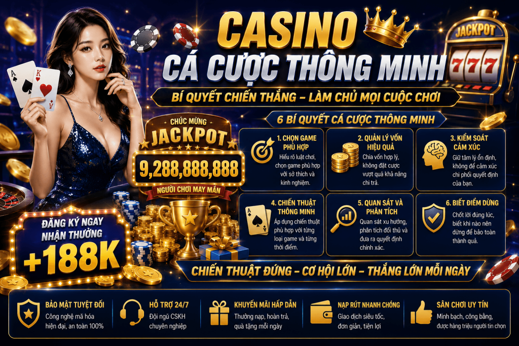 Cá cược 8XBET cần quản lý vốn, đặt giới hạn và tránh quyết định vội vàng khi chọn kèo