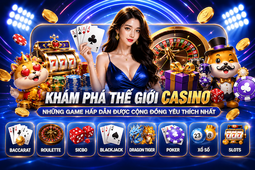 Sảnh Casino 8XBET với bàn chơi đa dạng, giao diện hiện đại và trải nghiệm mượt mà