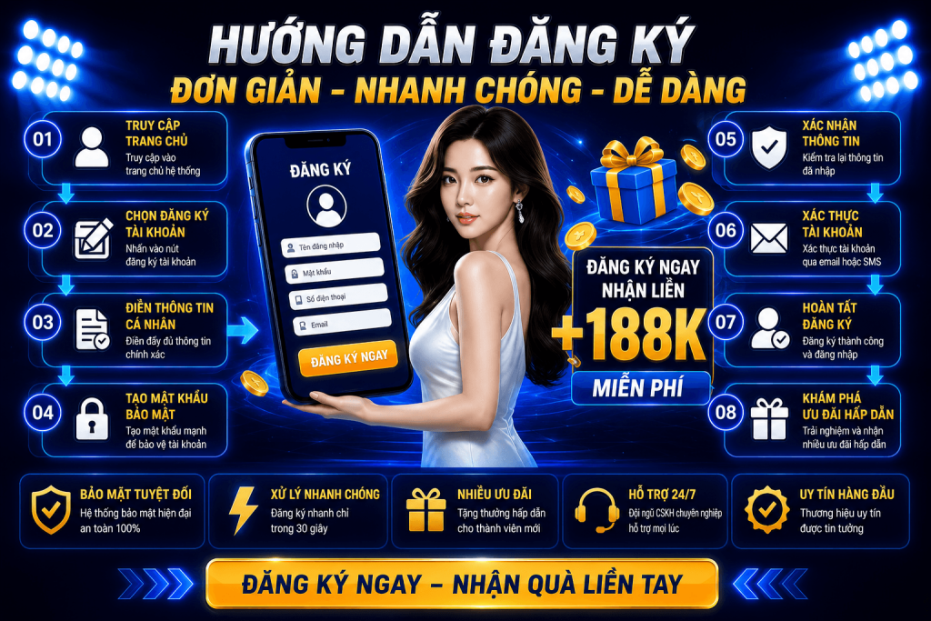 Điều kiện cần chuẩn bị trước khi đăng ký 8XBET và tạo tài khoản chính chủ