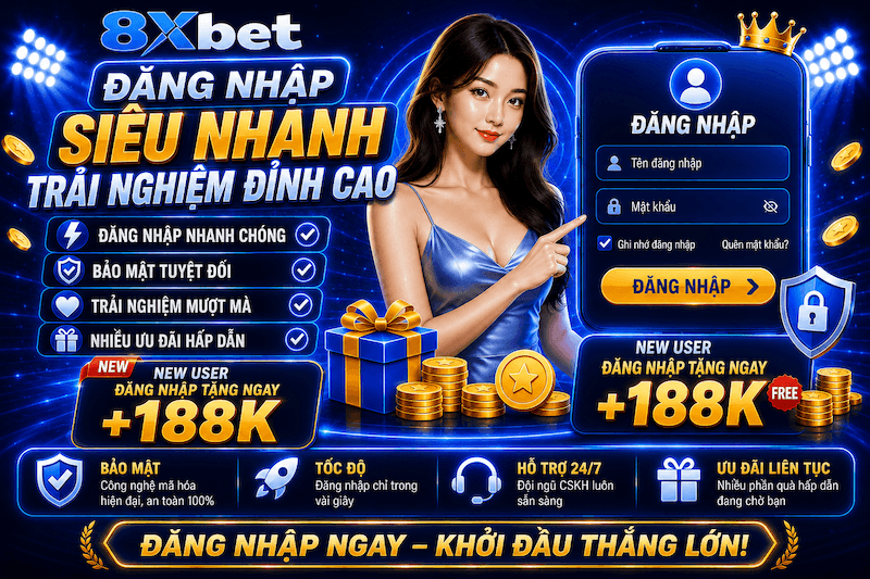 Đăng Nhập 8XBET – Cách Truy Cập Tài Khoản, Khắc Phục Lỗi Và Bảo Mật Thông Tin